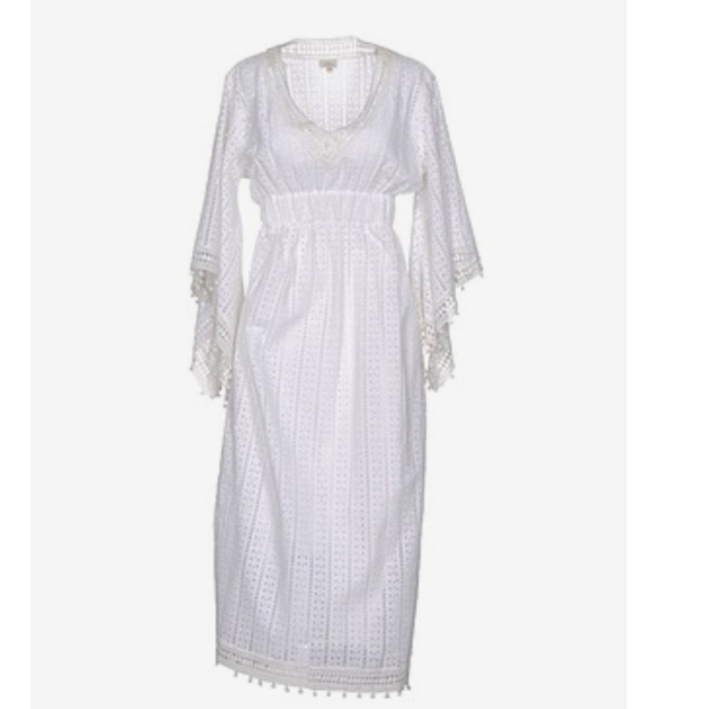 Talitha white kimono dress New with tag xs